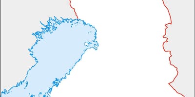 ખાલી નકશો ફિનલેન્ડ