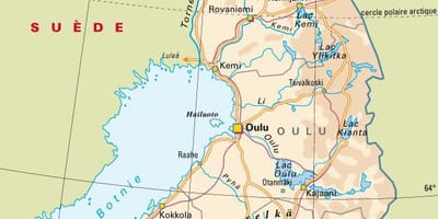 નકશો ફિનલેન્ડ રાષ્ટ્રીય ઉદ્યાનો